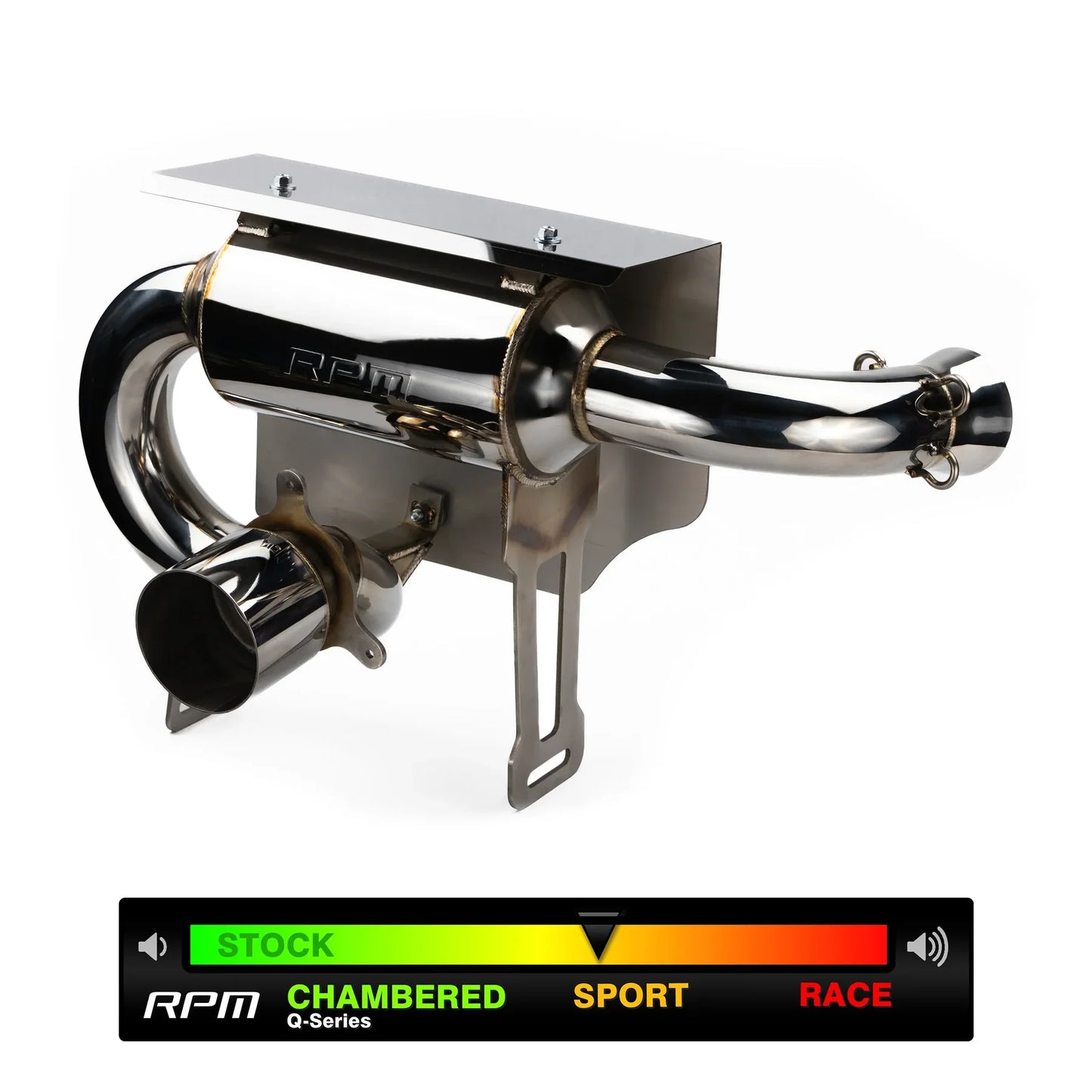 RPM X3 Slip On Exhaust Sport Muffler Can-Am Maverick X3 Turbo R & RR 2017-2026