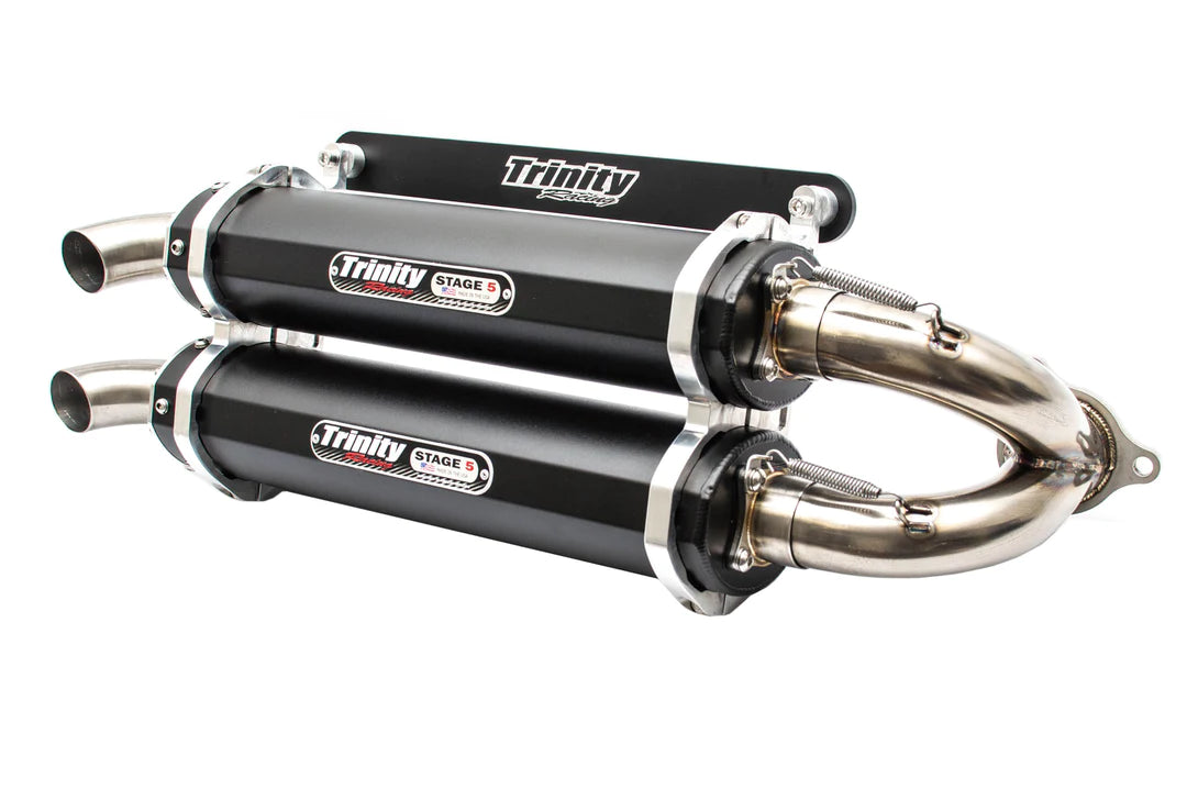 Trinity Racing Slip On Exhaust for Polaris RZR Turbo/S