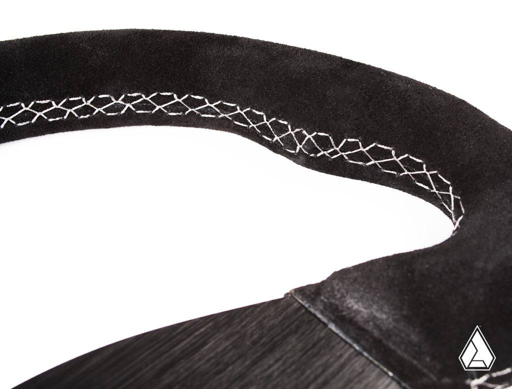 Assault Industries Suede D-Shape Steering Wheel