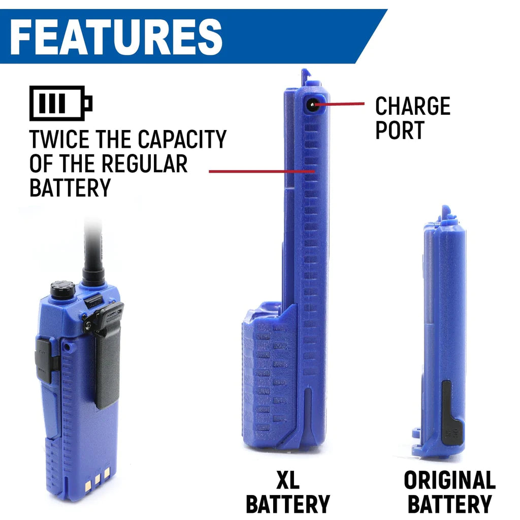 Rugged Radios V3/RH5R Radio High Capacity 3800mAH Battery