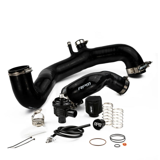 RPM Can-Am Maverick X3 Full Silicone Charge Tubes w/BOV Kit - 2020+ RR & R Turbo Models