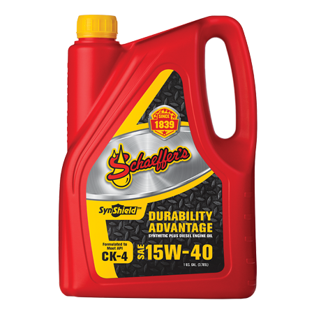 Schaeffers 15W-40 Synshield Durability Advantage - Gallon