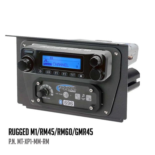 Rugged Radios XP1 Mount Kit for M1/RM60/GMR45 Radio and Intercom