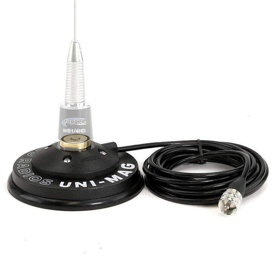Rugged Radios Uni-Mag Universal NMO or Magnetic Antenna Mount